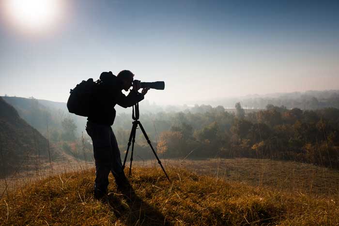 fotografo nella natura
